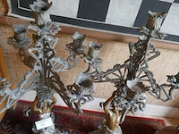 Kandelaars in metaal en zamak - afbeelding 3 van  3