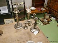 Kandelaars in metaal - afbeelding 1 van  1
