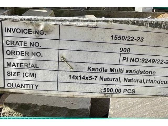 Kandia multi sandstone klinkers natuursteen - afbeelding 3 van  4