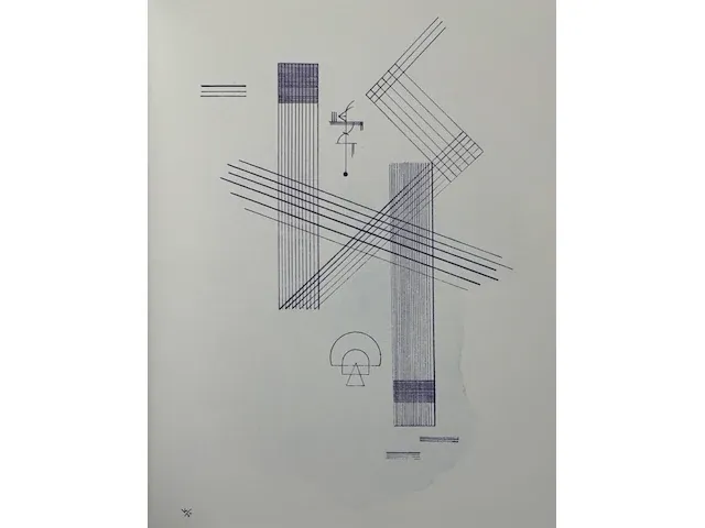 Kandinsky - sérigrafie 1973 - afbeelding 1 van  1