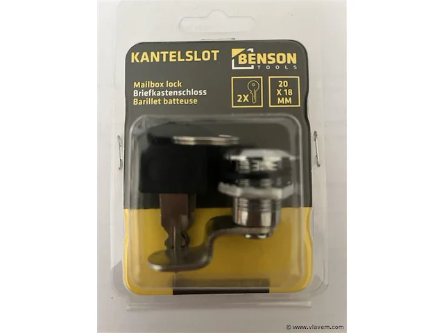 Kantelslot 20x18 mm - afbeelding 1 van  2