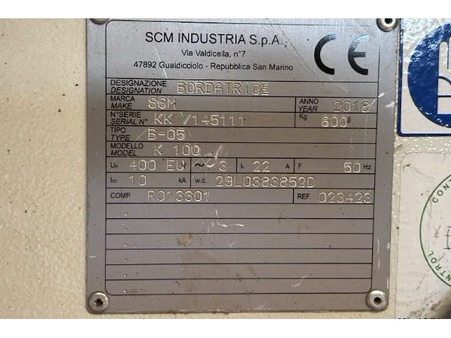 Kantenlijmmachine scm - afbeelding 14 van  15
