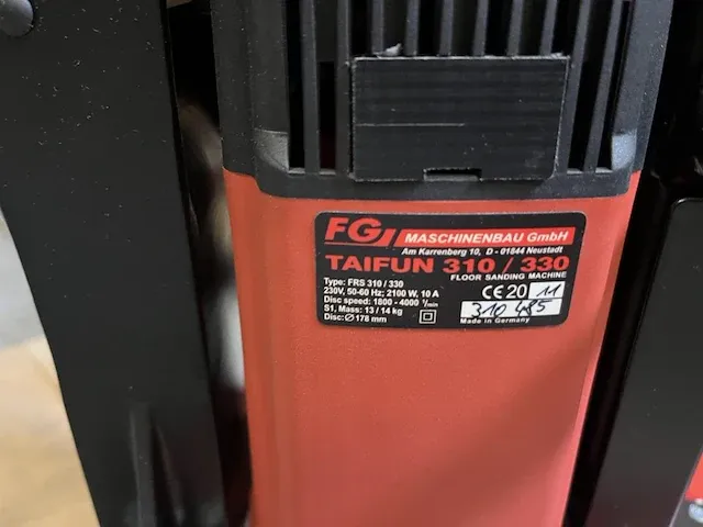 Kantenschuurmachine taifun 330 nieuw - afbeelding 2 van  8