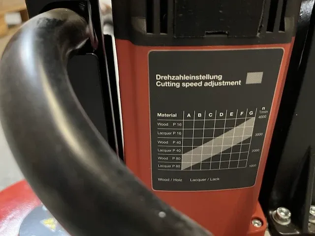Kantenschuurmachine taifun 330 nieuw - afbeelding 4 van  8