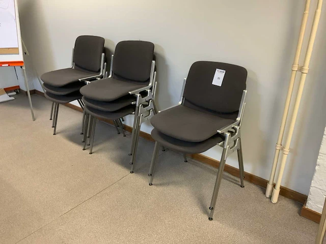 Kantinestoelen (8x) - afbeelding 1 van  2