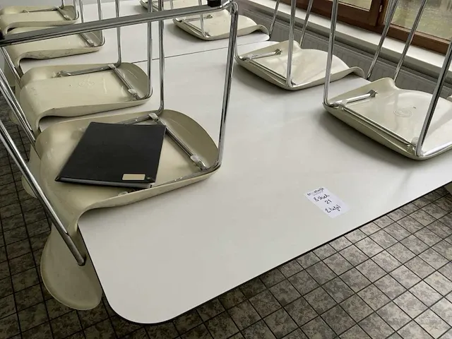 Kantinetafel met 4 stoelen (2x) - afbeelding 2 van  5