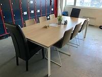 Kantinetafel met 8 stoelen - afbeelding 2 van  7