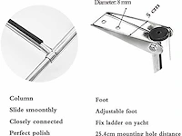 Kaolali telescopische ladder rvs - afbeelding 2 van  3