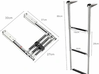 Kaolali telescopische mariene bootladder - afbeelding 4 van  4