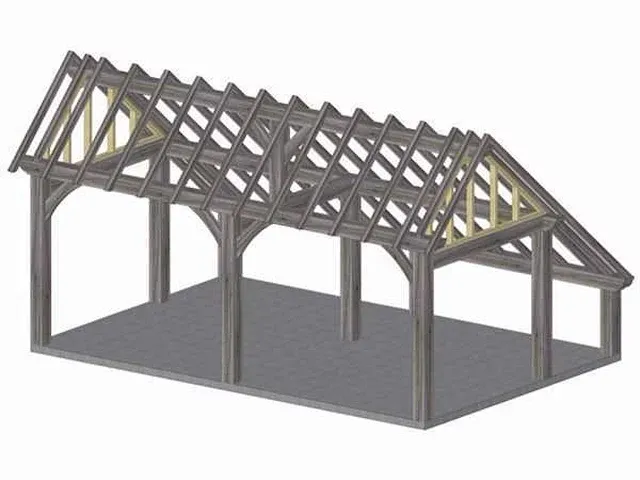 Kap-schuur/poolhouse (fijnspar) - afbeelding 16 van  22