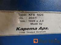 Kapema kfs 1025 handmatige vouwmachine - afbeelding 1 van  8