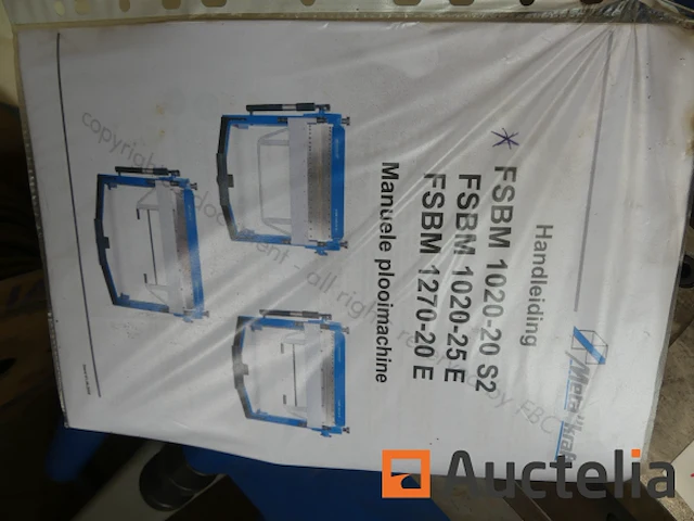 Kapema kfs 1025 handmatige vouwmachine - afbeelding 5 van  8