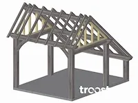 Kapschuur franse eik 3x4 - afbeelding 11 van  21