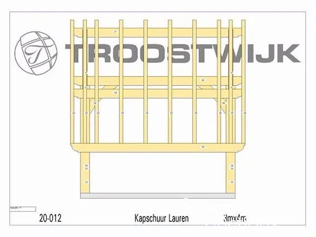 Kapschuur franse eik 3x4 - afbeelding 20 van  21