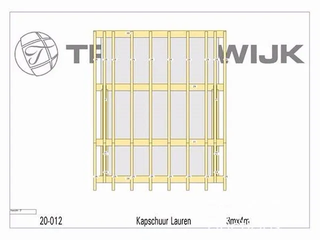 Kapschuur franse eik 3x4 - afbeelding 21 van  21