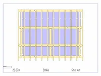 Kapschuur/poolhouse (fijnspar) - afbeelding 11 van  14