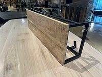 Kapstok - hout + zwart metaal - afbeelding 3 van  4