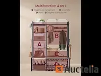 Kapstok, entree meubilair, met schoenenrek - afbeelding 4 van  4