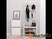 Kapstok, garderobe, entree meubilair met rek - afbeelding 5 van  8