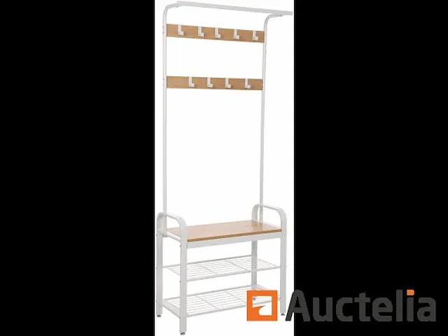 Kapstok, garderobe, entree meubilair met rek - afbeelding 4 van  8