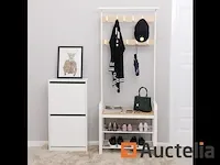 Kapstok, garderobe, entree meubilair met rek - afbeelding 7 van  8