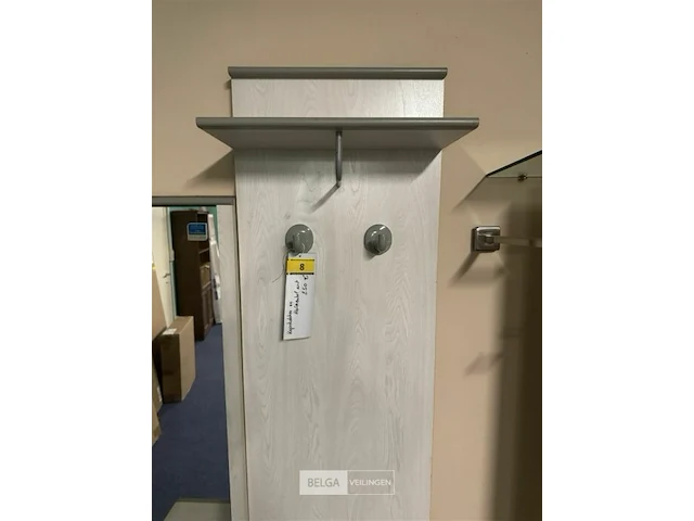 Kapstok met spiegel en 4 lades - afbeelding 5 van  6