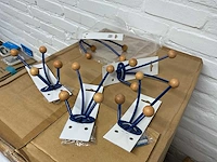 Kapstokken blauw - afbeelding 5 van  5