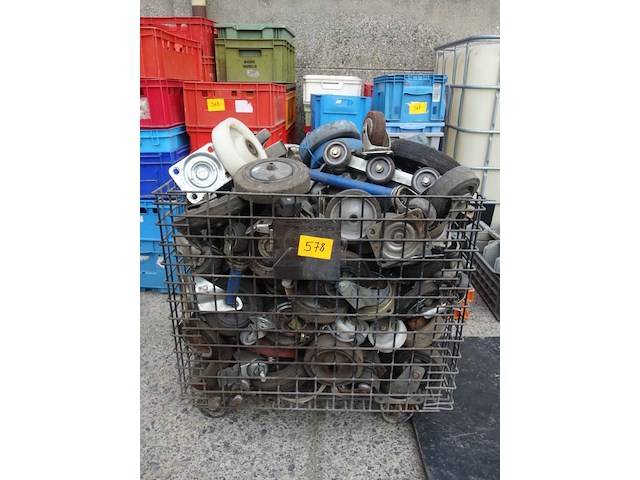 Kar met kleine wielen voor karren - afbeelding 1 van  3