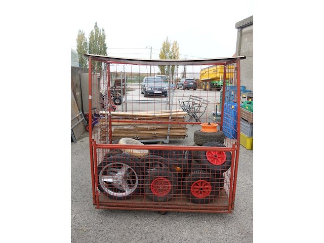 Kar met wielen voor bakwagen, grasmaaiers en brommers - afbeelding 1 van  3