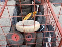 Kar met wielen voor bakwagen, grasmaaiers en brommers - afbeelding 3 van  3