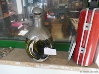 Karaf met beslagen tin - afbeelding 1 van  1