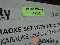 Karaoke systeem 2 luidsprekers geleid feest feest-karaoke8 - afbeelding 2 van  3