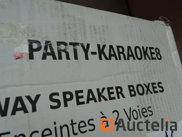 Karaoke systeem 2 luidsprekers geleid feest feest-karaoke8 - afbeelding 3 van  3
