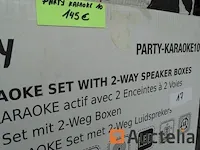 Karaoke systeem 2 luidsprekers leds party party-karaoke10 - afbeelding 1 van  3