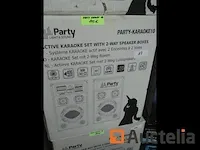 Karaoke systeem 2 luidsprekers leds party party-karaoke10 - afbeelding 3 van  3