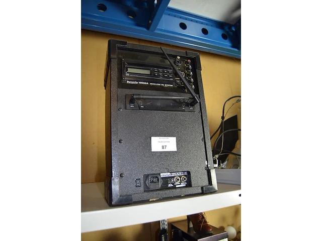 Karaoke systeem dynasty 1000da met draadloze microfoon dtech uh-102 - afbeelding 3 van  9