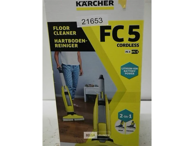 Karcher fc 5 cordless yellow vloerreiniger - afbeelding 7 van  7