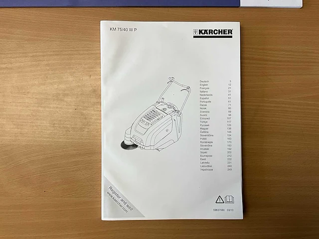 Kärcher km 74/40 w p met honda motor - industriële stofzuiger - afbeelding 14 van  22
