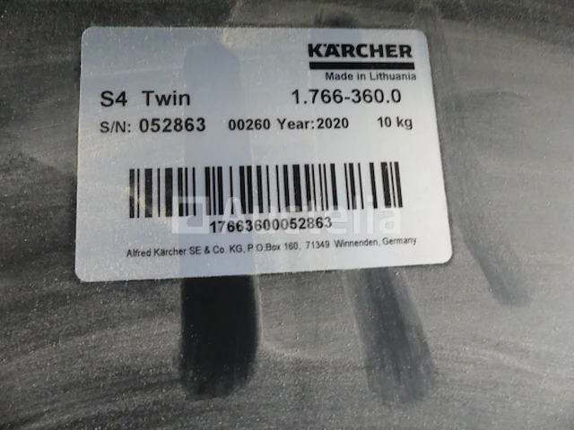Kärcher s4 twin handmatige vloerborstelmachine - afbeelding 2 van  5