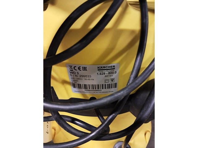 Karcher stofzuiger wd 3 ( zo goed als nieuw) - afbeelding 3 van  5