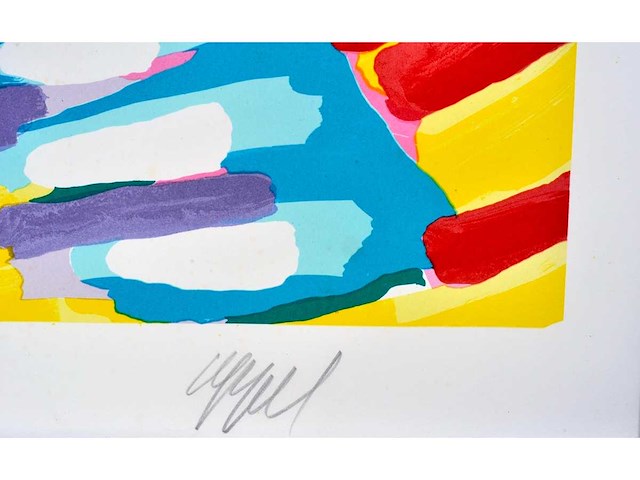 Karel appel - bull dog - litho - afbeelding 3 van  6