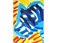 Karel appel - bull dog - litho - afbeelding 6 van  6