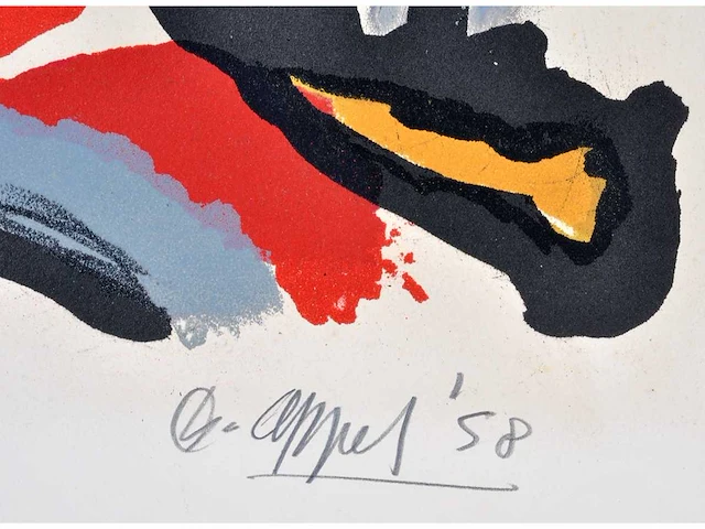 Karel appel - litho - 1958 - afbeelding 3 van  8