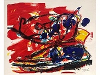 Karel appel - musique barbare - litho - afbeelding 1 van  7