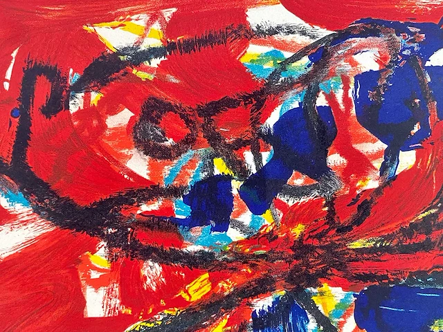 Karel appel - musique barbare - litho - afbeelding 7 van  7