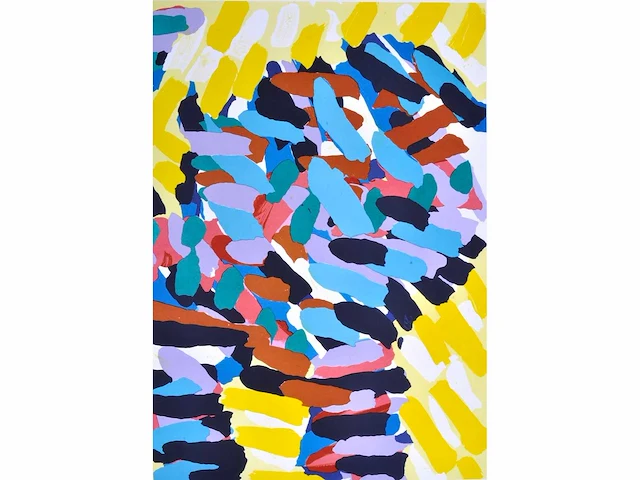 Karel appel - splintering heads - litho - afbeelding 5 van  6