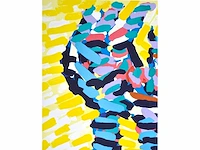 Karel appel - splintering heads - litho - afbeelding 6 van  6