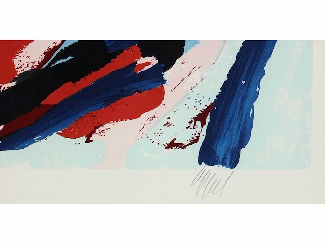 Karel appel - three smiling faces - litho - afbeelding 3 van  5