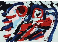 Karel appel - three smiling faces - litho - afbeelding 4 van  5
