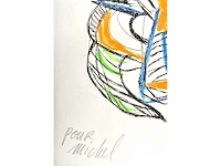Karel appel (amsterdam, 1921 - 2006) - handingekleurd - afbeelding 4 van  7